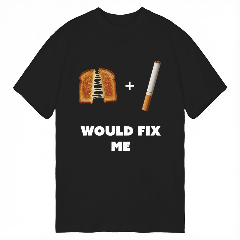 Comstylish Grilled Cheese And Cigarette Meme Classic T-shirt