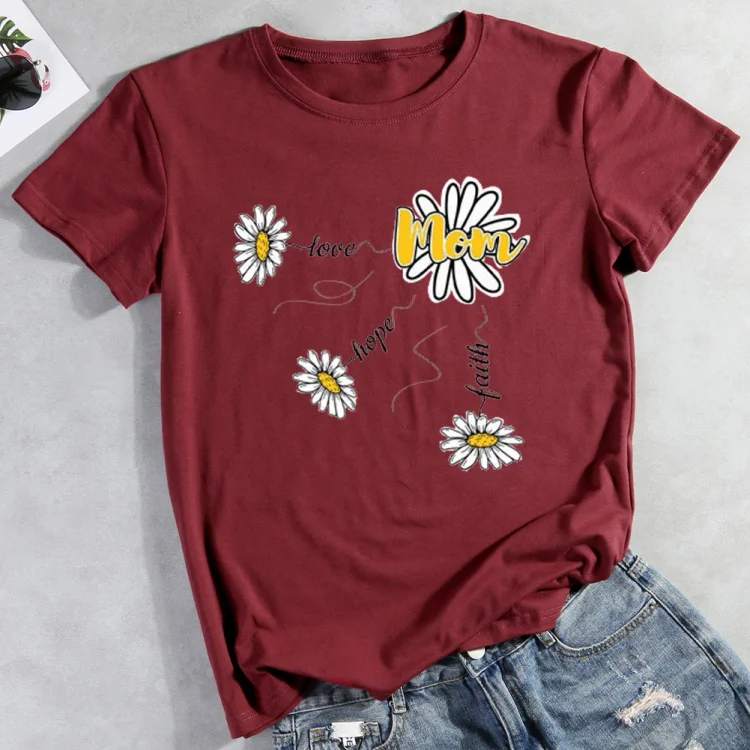 ANB -  Daisy mom T-shirt Tee -00947