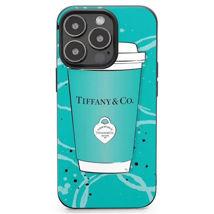 Tiffany Coffee Mobile Phone Case Shell For IPhone 13 and iPhone14 Pro Max and IPhone 15 Plus Case - Heather Prints Shirts