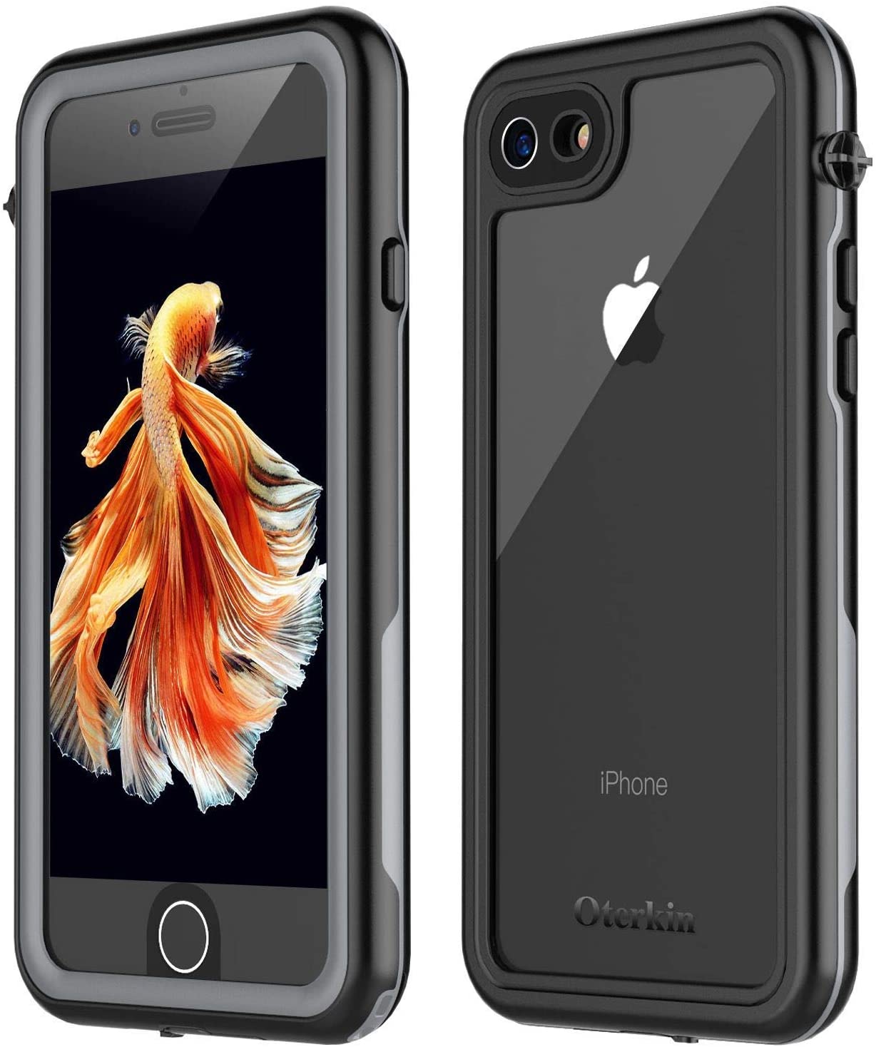 Meritcase iPhone SE 2020 Waterproof Case, Built-in ...
