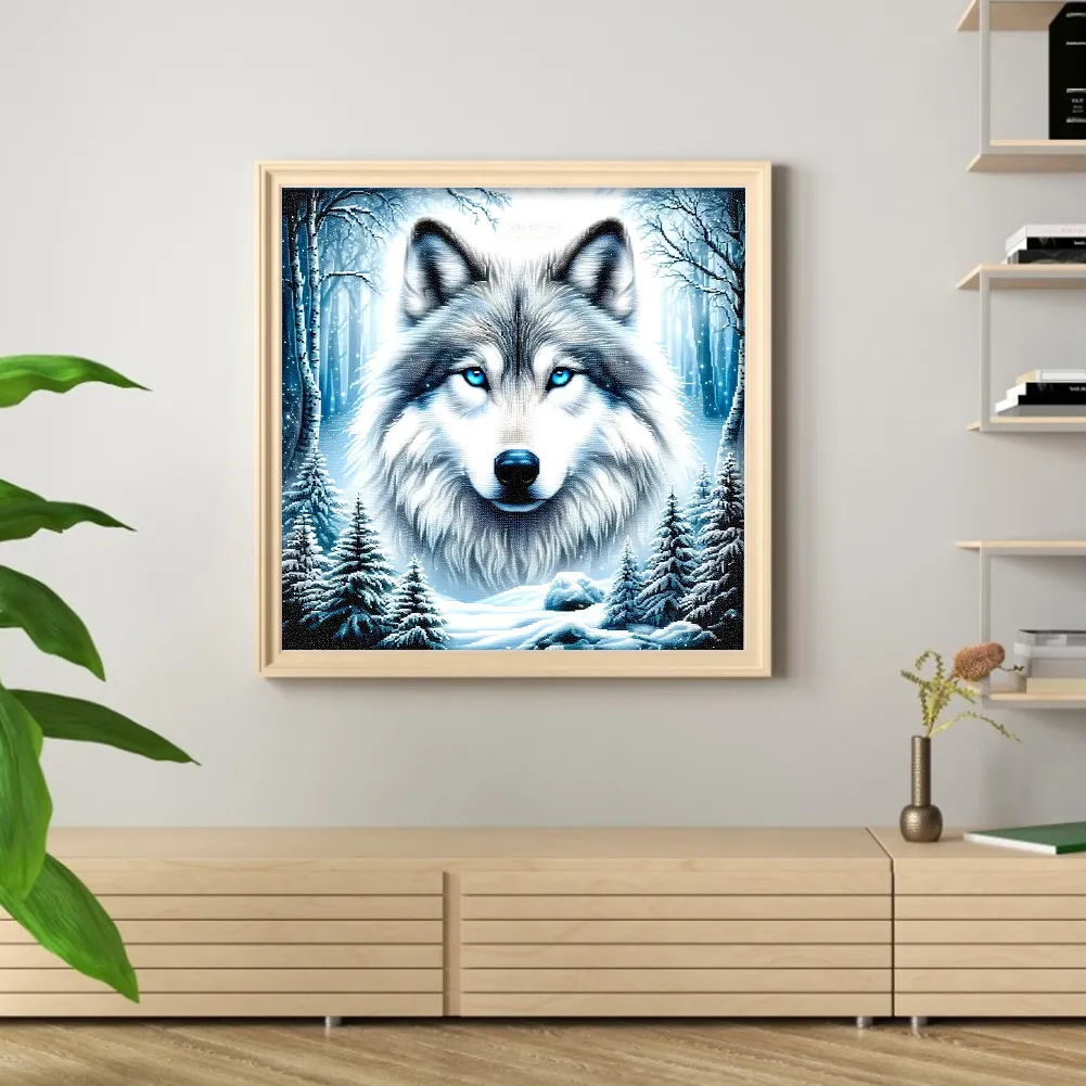 Diamond Painting - Full Round Drill - Wolf(Canvas|40*40cm)