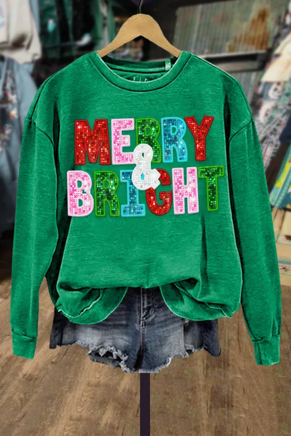 Shinny Merry Bright Sweatshirt