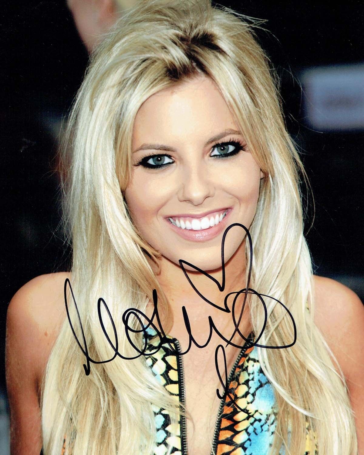 Mollie KING Singer The Saturdays SIGNED Autograph 10x8 SEXY Photo Poster painting C AFTAL COA