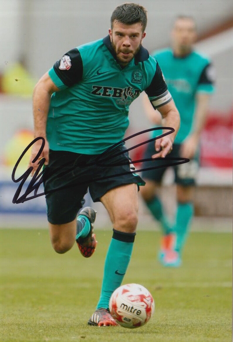 BLACKBURN ROVERS HAND SIGNED GRANT HANLEY 6X4 Photo Poster painting.