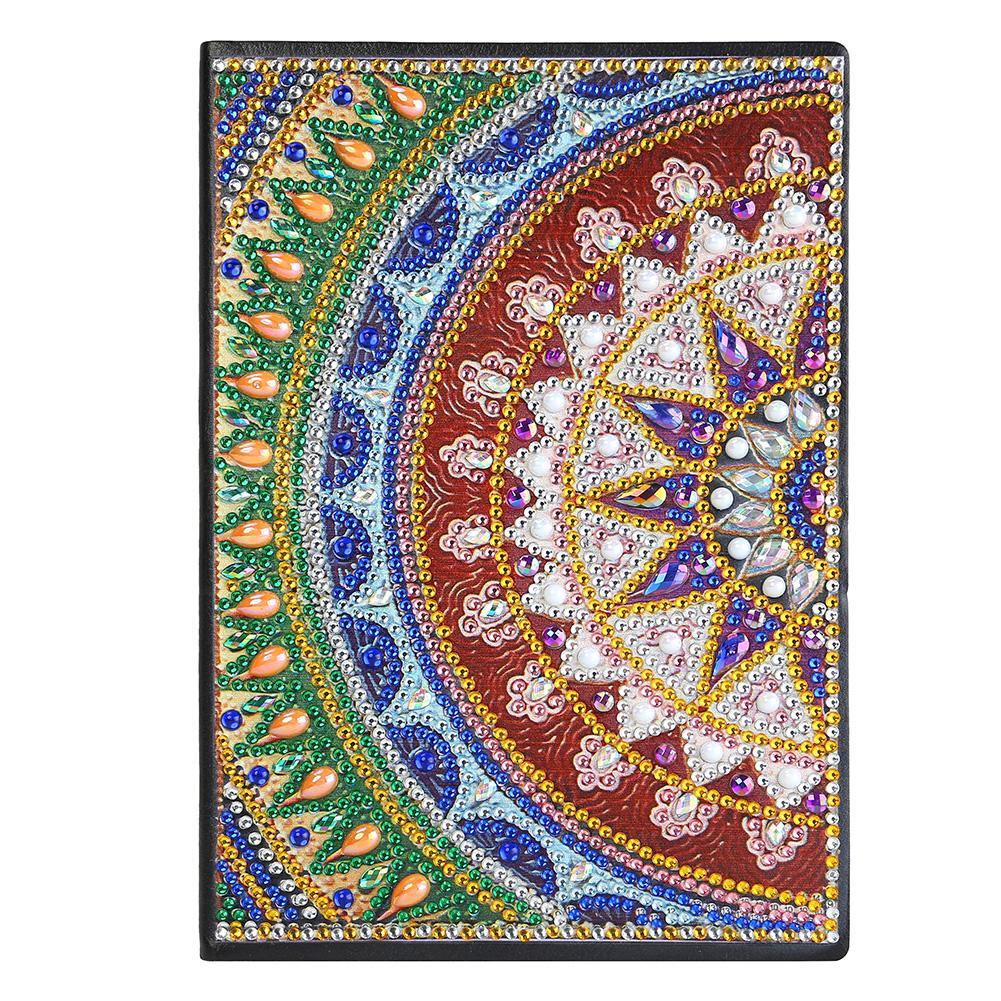 DIY Mandala Special Shaped Diamond Painting 50 Pages A5 Notebook