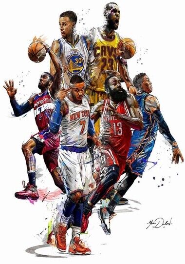 BASKETBALL LEGENDS - HIGH GLOSS Photo Poster painting POSTER -  POST!