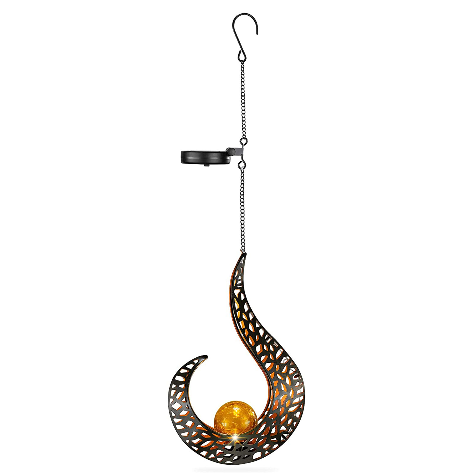 

Solar Hanging Lamp Retro Vintage Light Teardrop Design Garden Decoration, 501 Original