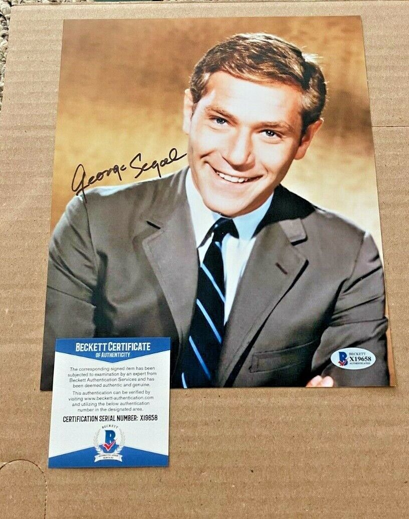 GEORGE SEGAL AUTOGRAPHED 8X10 Photo Poster painting BECKETT CERTIFIED BAS