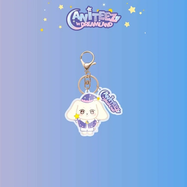 ateez aniteez dreamland キーリング トレカ付き ATEEZ Aniteez In Dreamland Acrylic Keychain