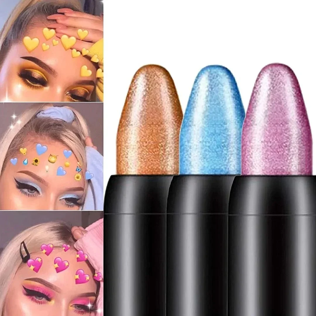 🔥 15 Color Highlighter Eyeshadow Pencil Waterproof Glitter Eye Shadow Eyeliner Pen