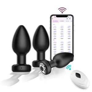 Phone App-Controlled Vibrating Anal Plug – 10 Frequency Modes