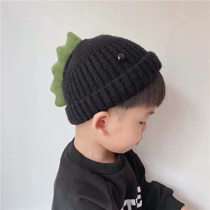 Baby Hat Autumn And Winter Boys And Girls Baby Knitted Wool Hat Cute Super Cute Baby Big Eyes Pullover Cap Trendy
