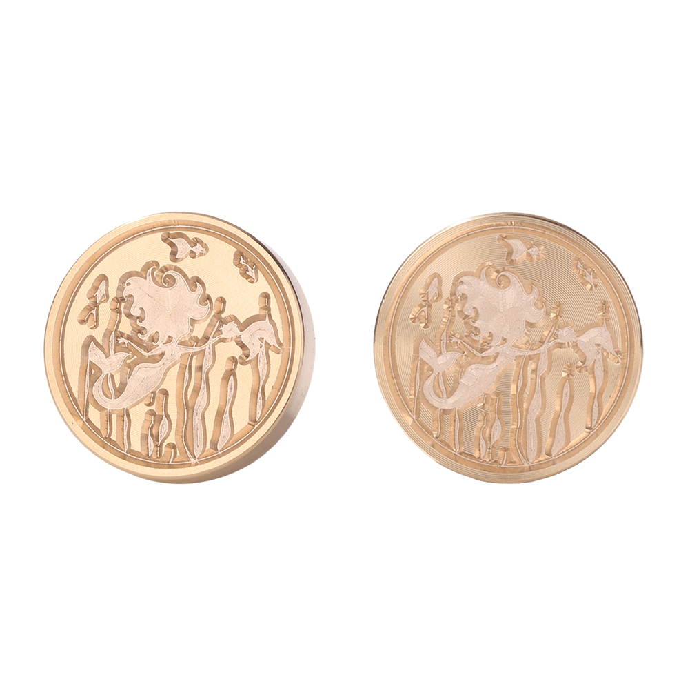 

25mm Cartoon Retro Wax Seal Stamp Replace Copper Head - Wax Seal Stamp, 501 Original