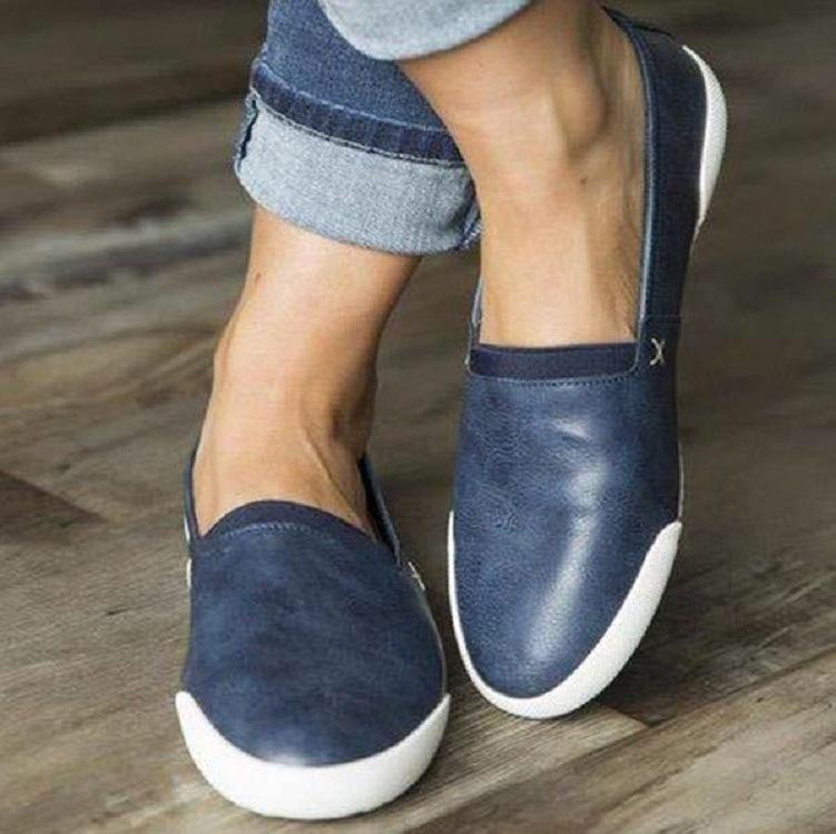 Low cut slip on loafers | Spring summer flats