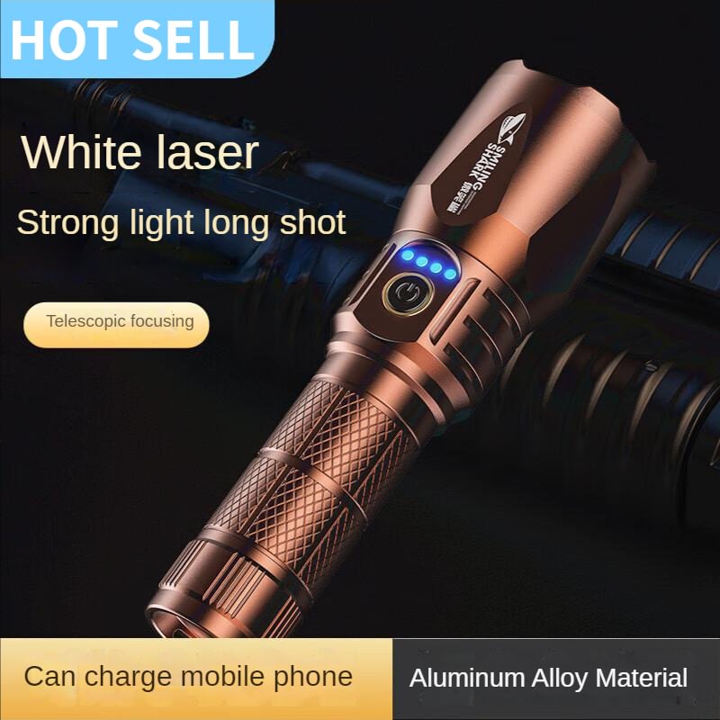 Mini Telescoping High Power Flashlight