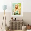 5D Full Round Drill Diamond Painting Blonde Beauty Mosaic Kit  Craft
