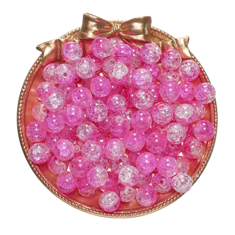 50 PCS/Package Diameter 10mm Diameter 4mm Diameter 8mm Glass Solid Color Jewelry Accessories