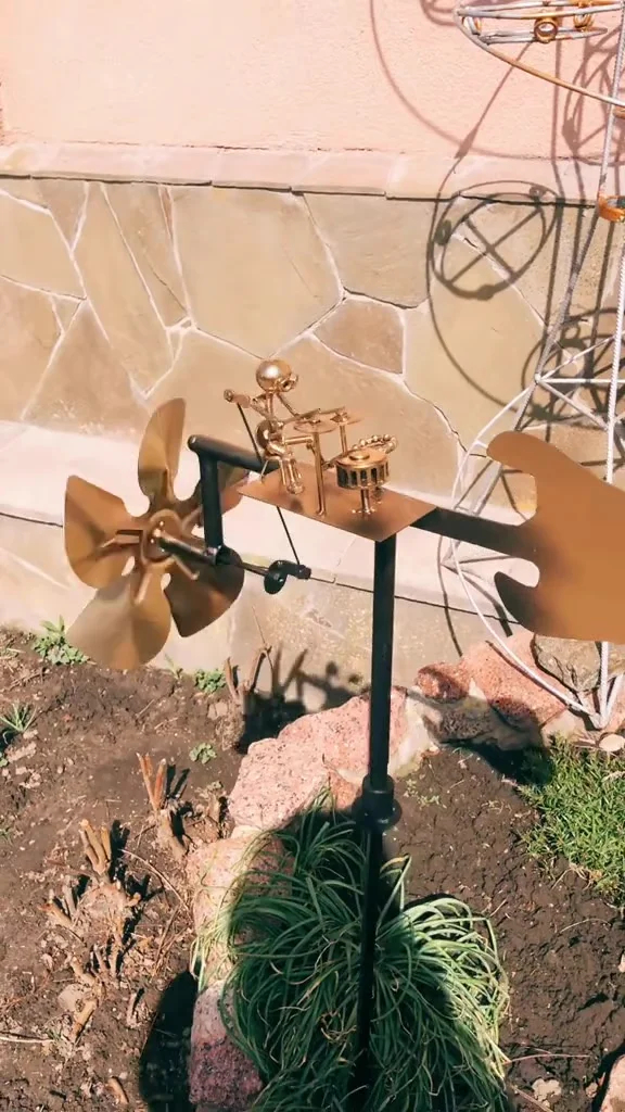 🔥Last Day 57% OFF🥁Handmade Metal Drummer Windmill✨(Includes a 70cm bracket)