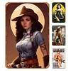 (Multi Style)Cowgirl - Vintage Metal Signs - 20*30cm