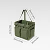 Camping Storage Bag Large Capacity Foldable Bag for Hiking Picnic Travel (Green)
