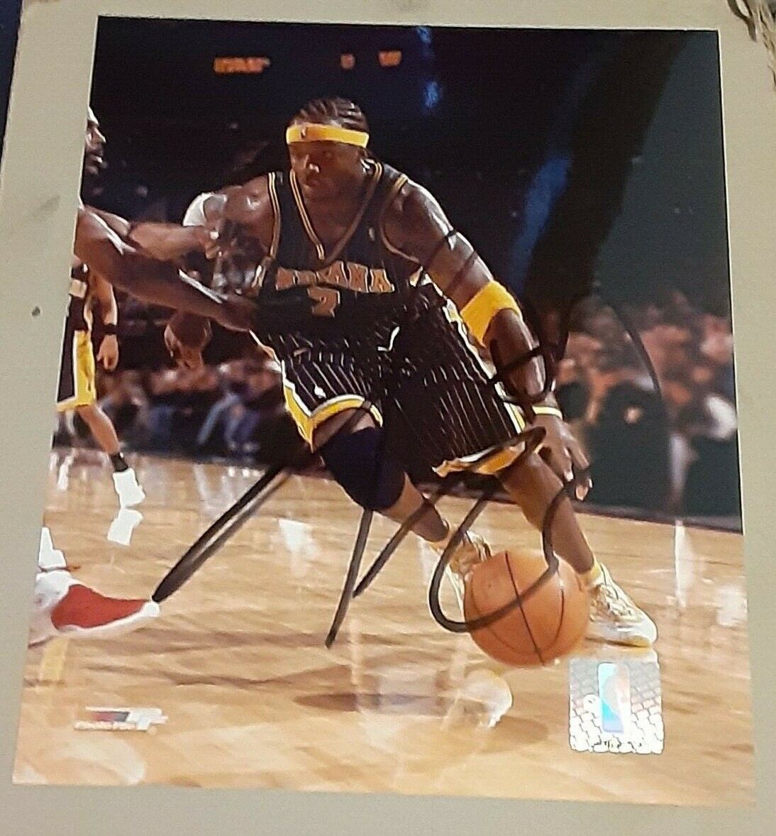 Jermaine O' Neal Indiana Pacers SIGNED AUTOGRAPHED Photo Poster painting FILE 8x10 COABasketball