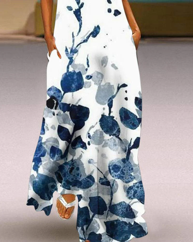 Artistic Print Dress