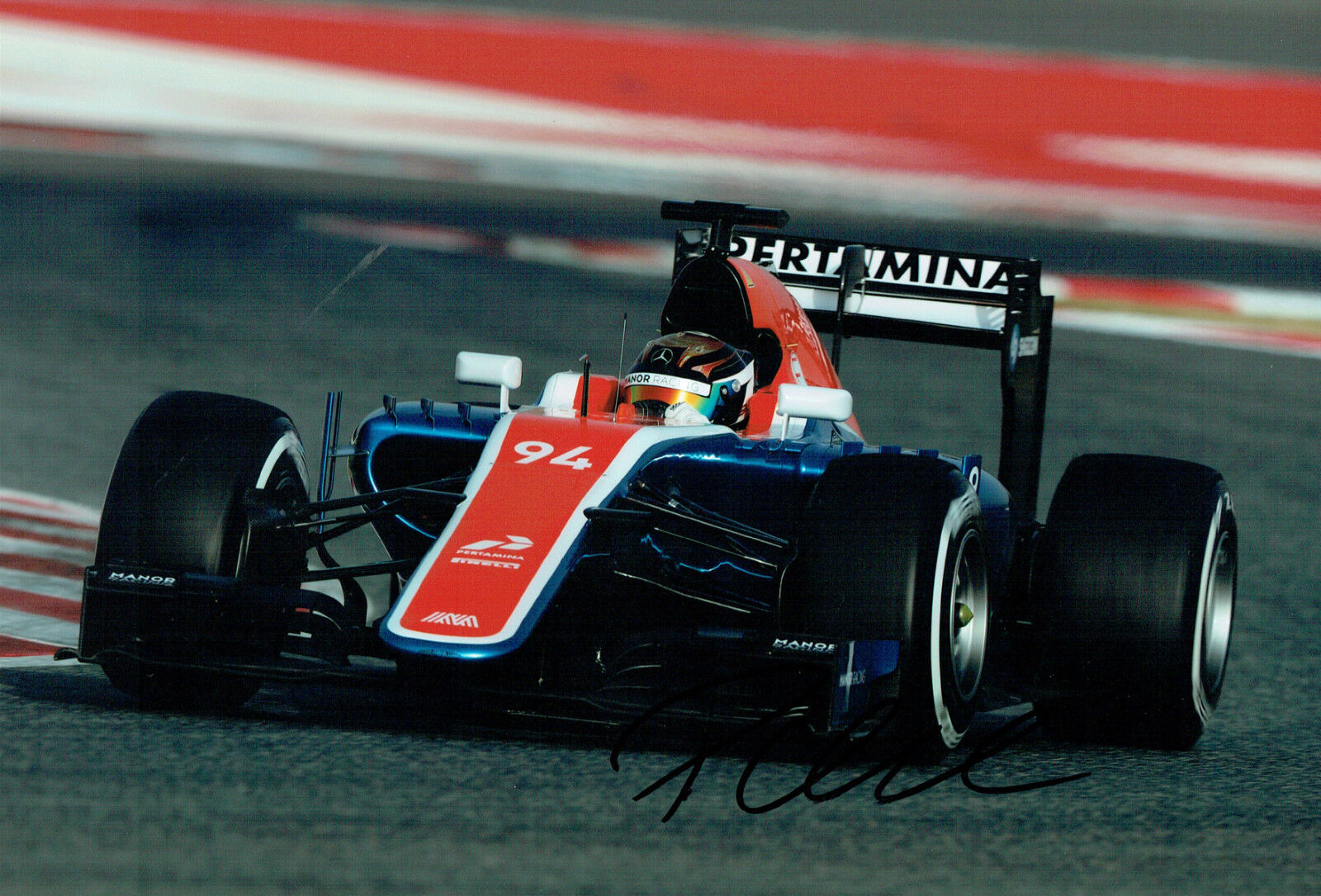 Pascal WEHRLEIN Signed Autograph 12x8 Photo Poster painting Autograph AFTAL COA Manor Driver