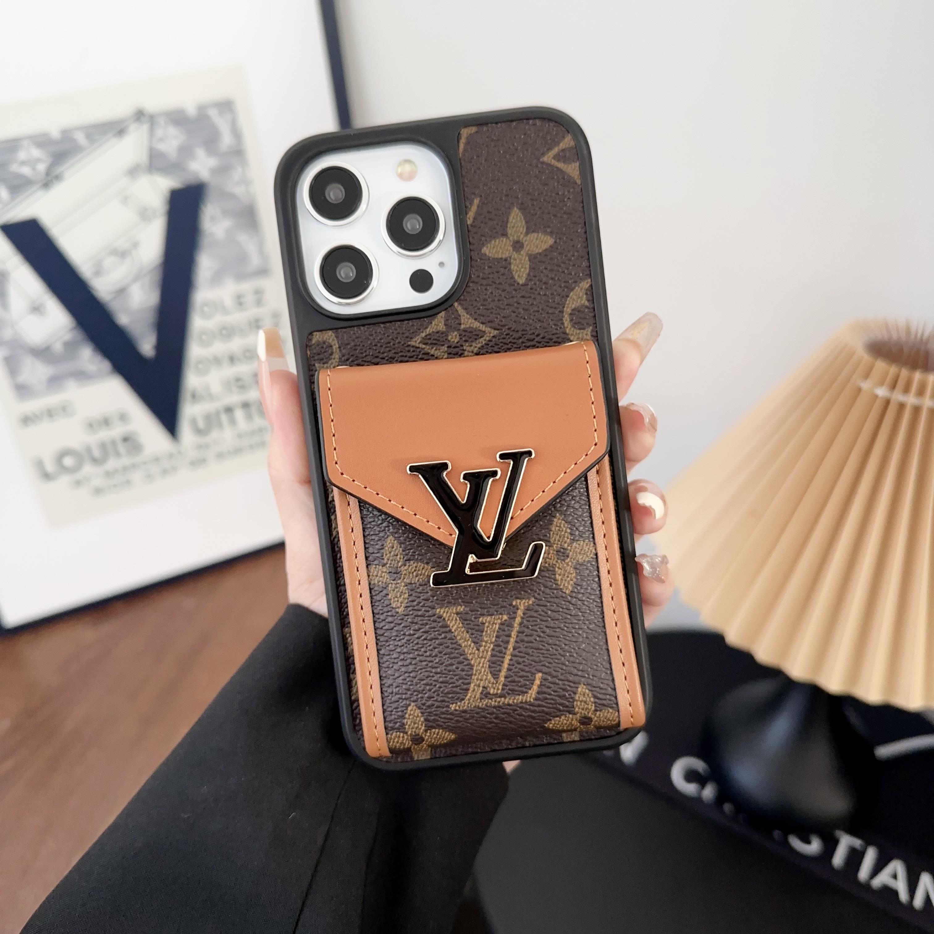 lockme tender LV bag Apple iPhone wallet cases fashion