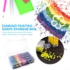 (US Local)64 Grids Diamond Painting Storage Containers Box for Beads Art DIY Crafts Tool