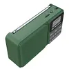 Portable DAB+ Digital Radio Bluetooth-Compatible Solar/Rechargable FM Radio