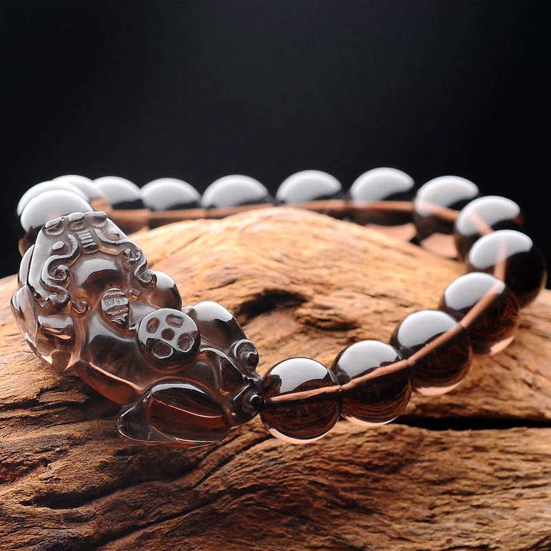 FengShui PiXiu Ice Obsidian Wealth Bracelet
