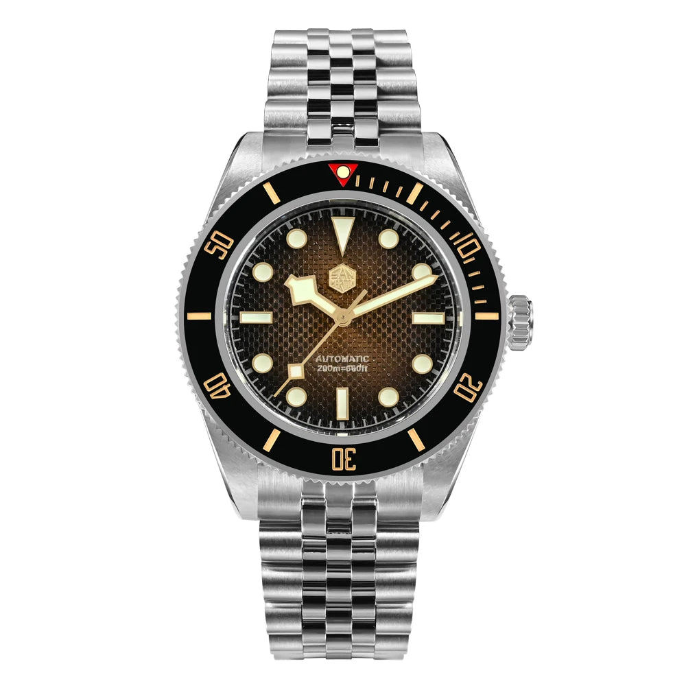 San Martin 3D Waffle Dial Automatic Watcth SN0128 San Martin Watch san Martin watchSan Martin Watch