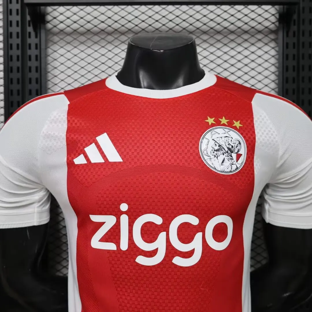 26/27 Ajax Home Player Version Men's Football T-Shirt Thai Quality