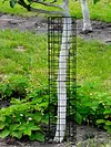 6 Pcs Tree Trunk Protector Metal Plant Guard Protectors with Zip Ties & Stakes