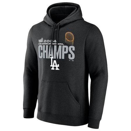 Men's Los Angeles Dodgers 2024 World Series Champions Black Hoodie 3137