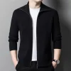 2024 New Men's Wool Zipper Versatile Lapel Casual Jacket