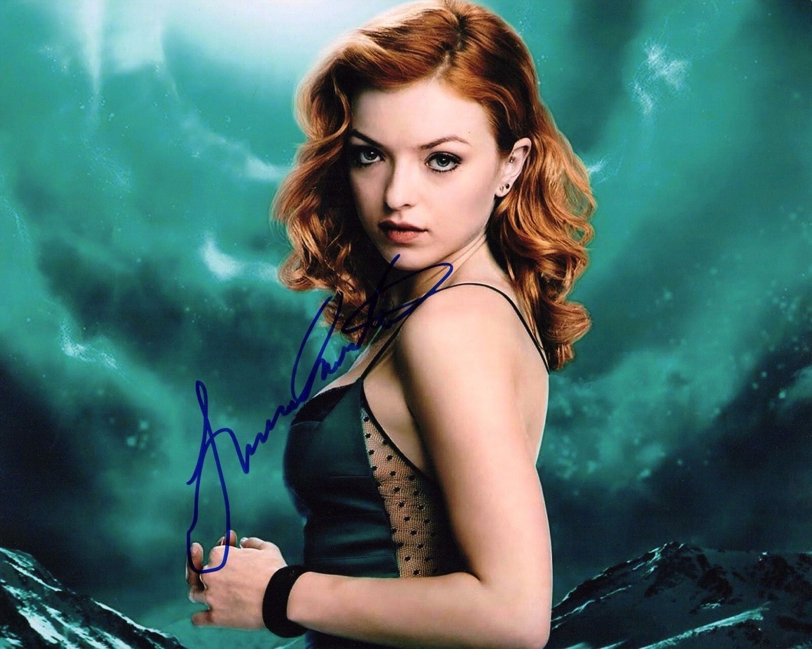 GFA Heroes Reborn * FRANCESCA EASTWOOD * Signed 8x10 Photo Poster painting PROOF AD5 COA