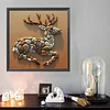 Diamond Painting -DIY Round Drill Stone Art Deer(40x40cm)