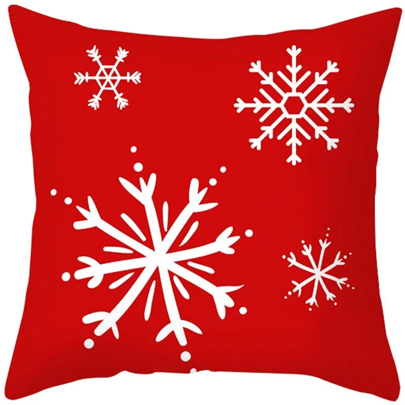 Merry Christmas Decorations For Home 2021 Christmas Cushion Cover Xmas Ornament Cristmas Navidad Natal Gifts Happy New Year 2022