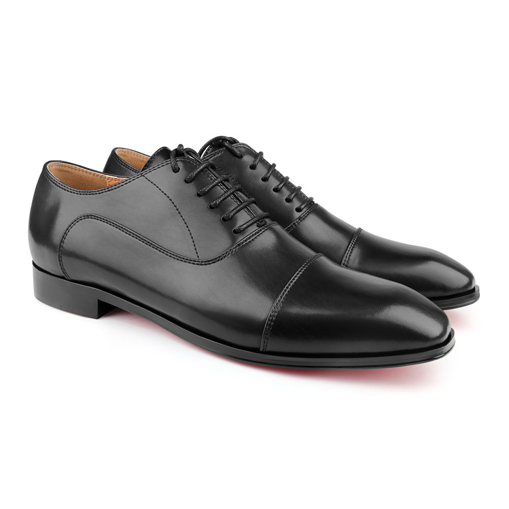 Merumote Gentleman's Oxford Shoes Red bottom Classic LaceUp Formal Party Shoes-MERUMOTE