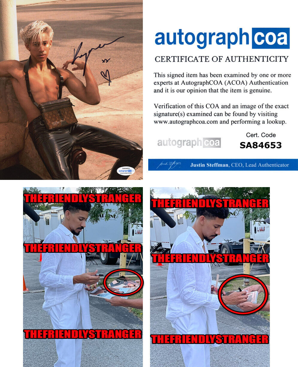 KEIYNAN LONSDALE signed Autographed 8X10 Photo Poster painting b EXACT PROOF - SEXY Hot ACOA COA