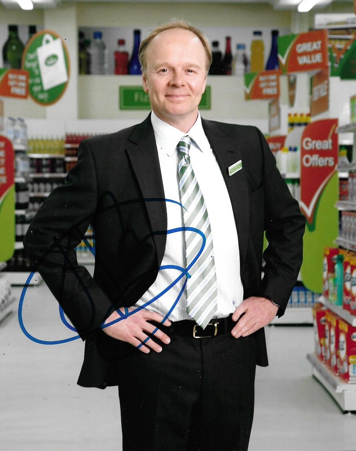 Jason Watkins Signed Trollied 10x8 Photo Poster painting AFTAL