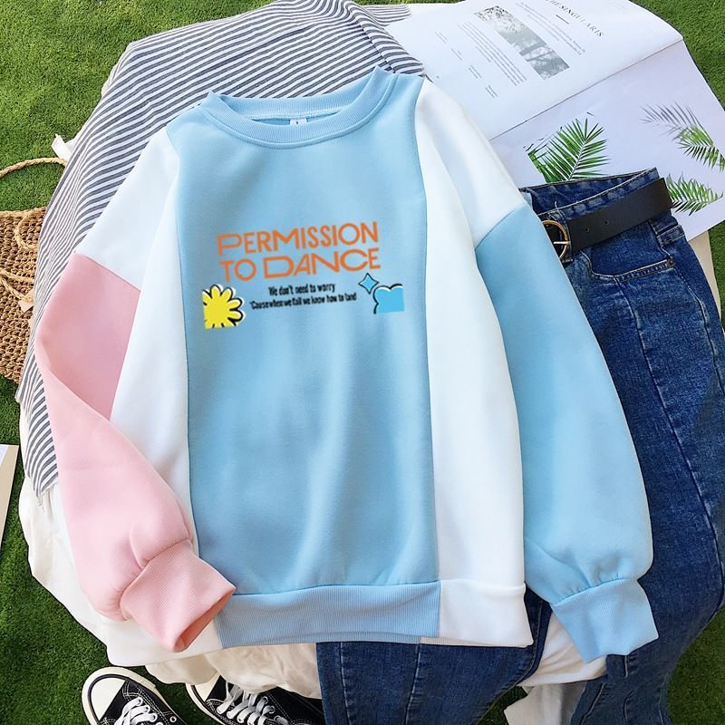 방탄소년단 Permission To Dance Color-block Sweater