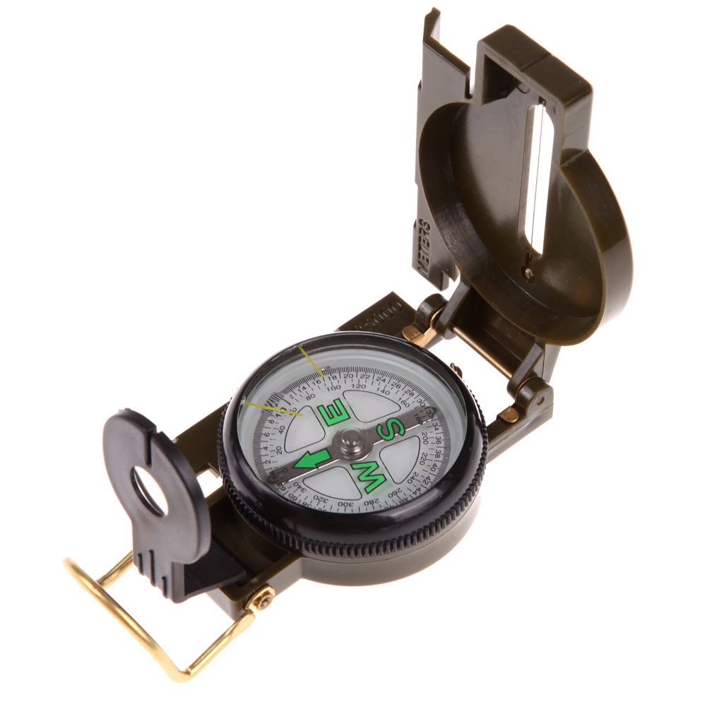 

Portable Folding Lens Compass American Military Fashion Multifunction New, 501 Original