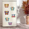 6Pcs Diamond Painting Acrylic Butterfly Fridge Stickers