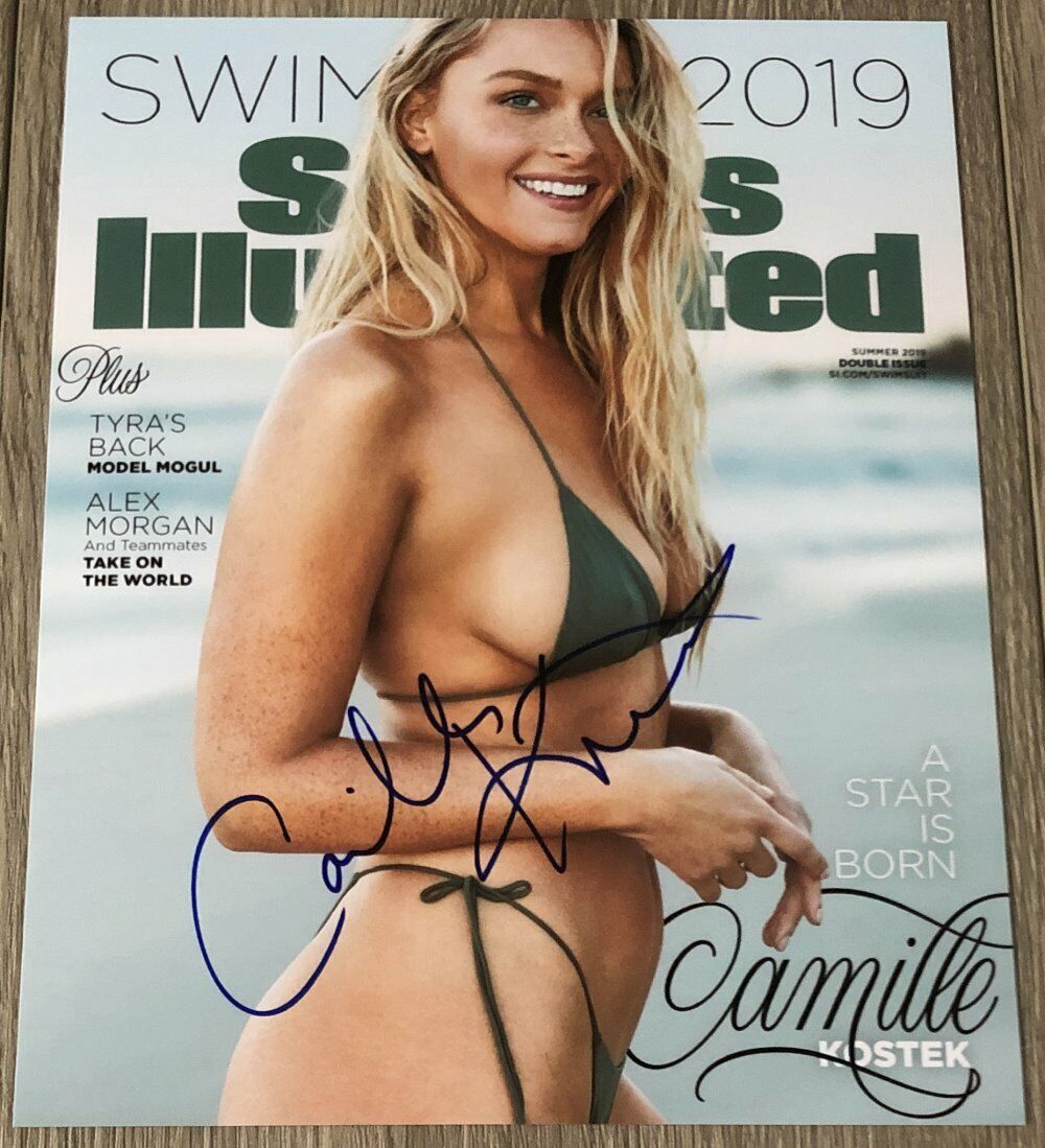 CAMILLE KOSTEK SIGNED AUTOGRAPH SPORTS ILLUSTRATED 8x10 Photo Poster painting B w/PROOF