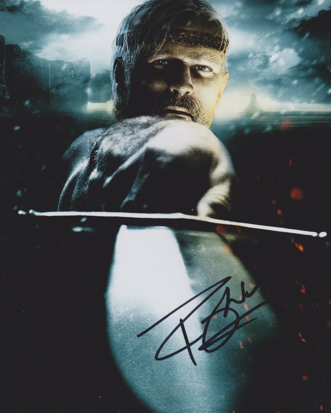 Ray Winstone Signed Beowulf 10x8 Photo Poster painting AFTAL