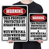 Warning - Vintage Metal Signs(12*16Inch) - Warning
