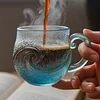 Best Gifts🔥 Unique Handcrafted Sea Glass Ocean Wave Mug🎁Free Gifts