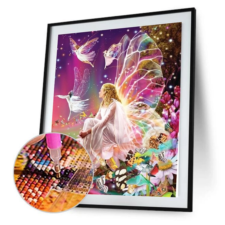 Butterfly Fairy Diamond Painting     40*30cm